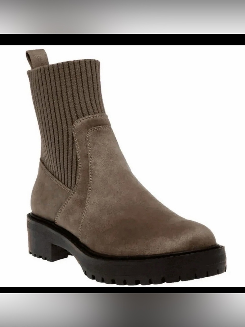 DV Dolce Vita Womens Orelia Ankle Boots Brown PU Leather Size 11 M US
